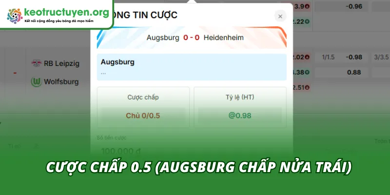 Tỷ Lệ Kèo Trận Augsburg - Heidenheim 15/02: Điểm Tựa Sân Nhà Cược chấp cực hấp dẫn của tỷ lệ kèo trận Augsburg - Heidenheim 15/02
