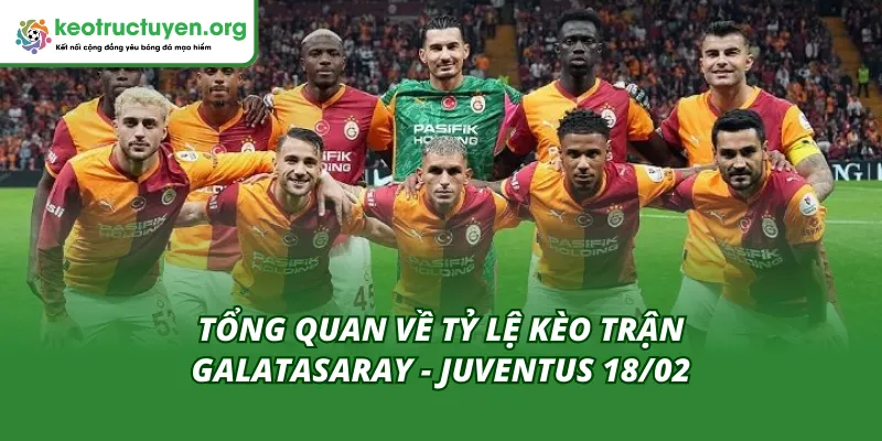 Dự Đoán Chi Tiết Tỷ Lệ Kèo Trận Galatasaray - Juventus 18/02 Cái nhìn tổng quan về tỷ lệ kèo trận Galatasaray - Juventus 18/02